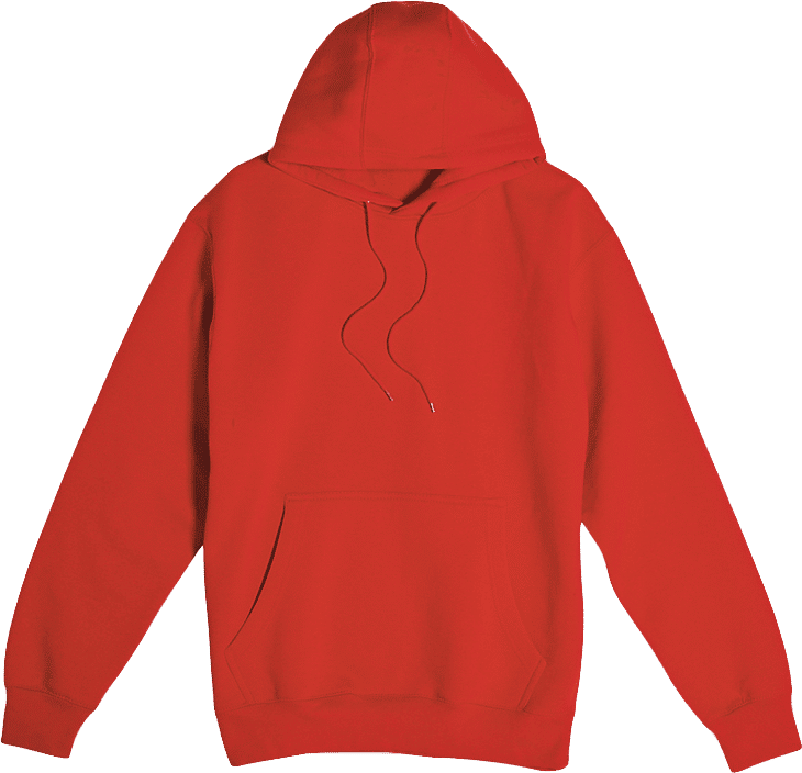 Lane 7 Premium Pullover Hoodie in Red