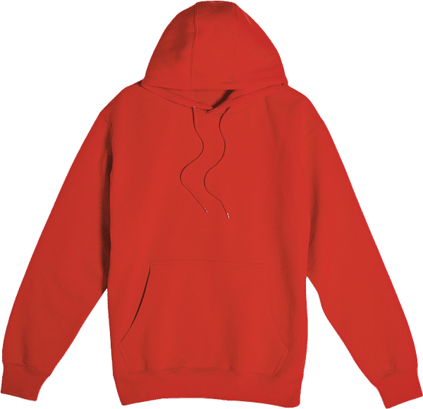 Am image of a Custom Lane 7 Premium Pullover Hoodie in Red!