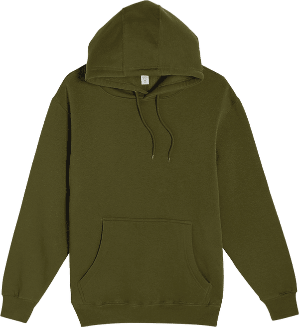 Am image of a Custom Lane 7 Premium Pullover Hoodie in Army Green!