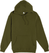 Am image of a Custom Lane 7 Premium Pullover Hoodie in Army Green!