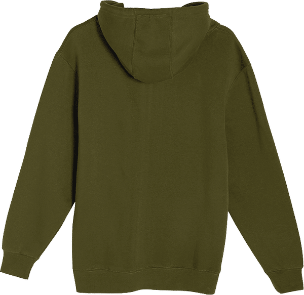 Am image of a Custom Lane 7 Premium Pullover Hoodie in Army Green!