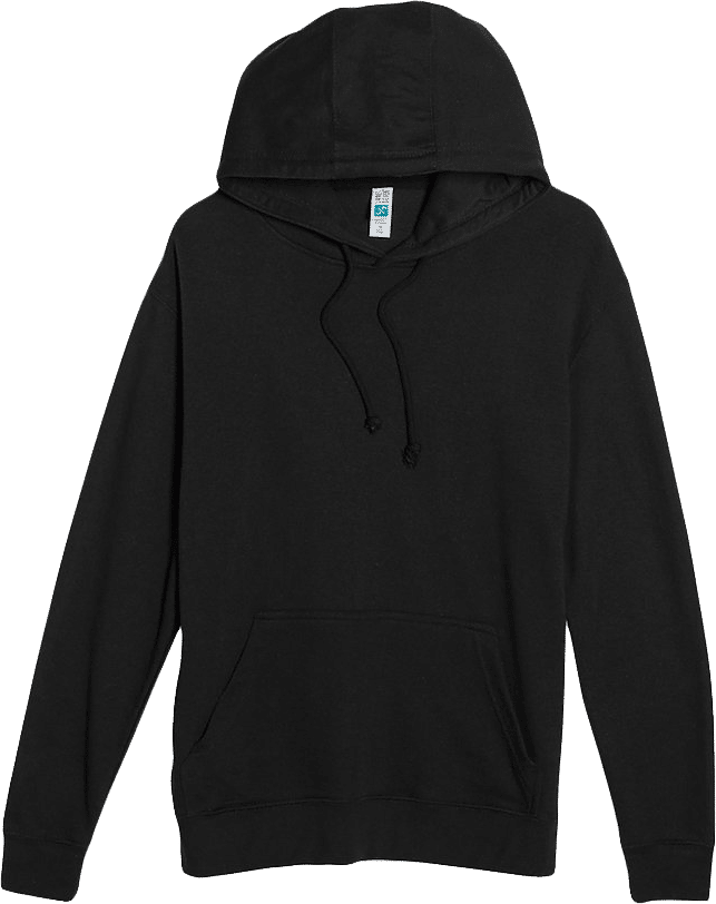 Lane 7 French Terry Hoodie in BLACK