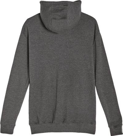 Am image of a Custom Lane 7 French Terry Hoodie in HEATHER CHARCOAL!