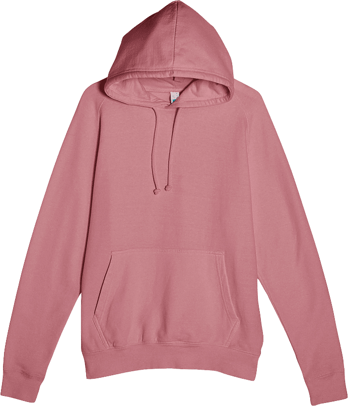 Lane 7 French Terry Hoodie in MAUVE