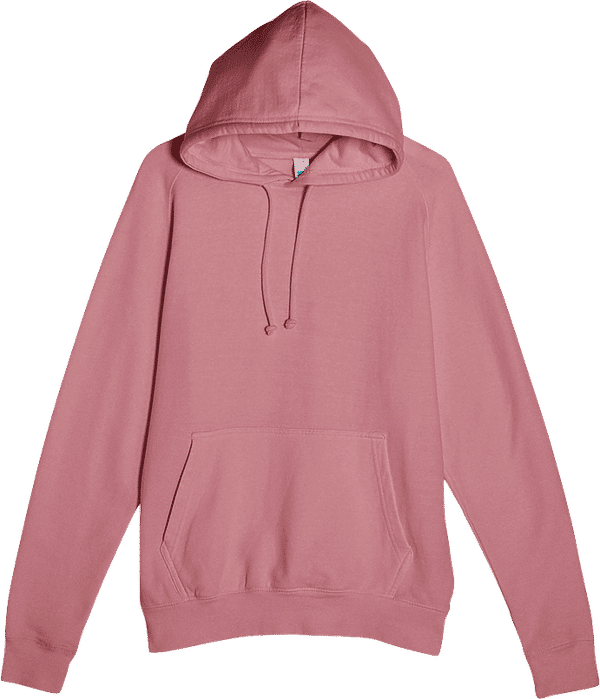 Am image of a Custom Lane 7 French Terry Hoodie in MAUVE!