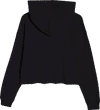 Am image of a Custom Lane 7 Crop Hoodie in Black!