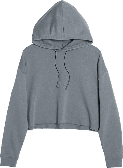 Am image of a Custom Lane 7 Crop Hoodie in Storm!
