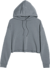 Am image of a Custom Lane 7 Crop Hoodie in Storm!
