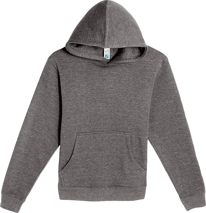 Lane 7 Premium Youth Hoodie in Charcoal Heather