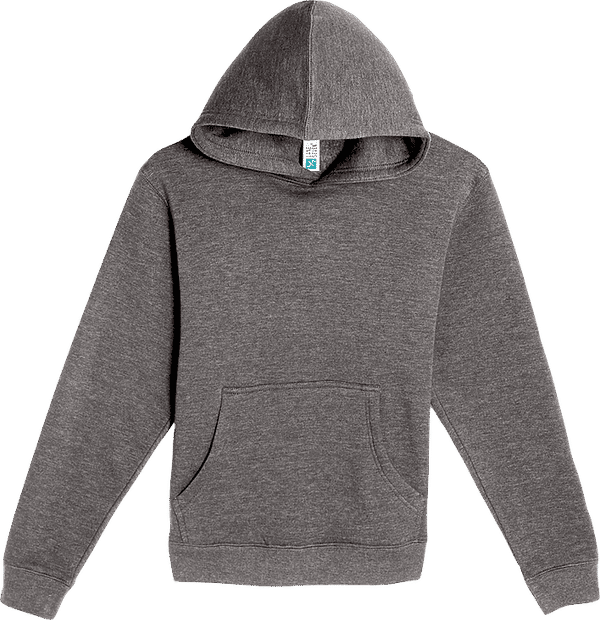 Am image of a Custom Lane 7 Premium Youth Hoodie in Charcoal Heather!