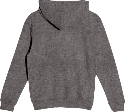 Am image of a Custom Lane 7 Premium Youth Hoodie in Charcoal Heather!