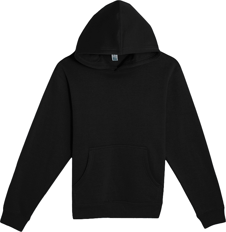 Lane 7 Premium Youth Hoodie in Black