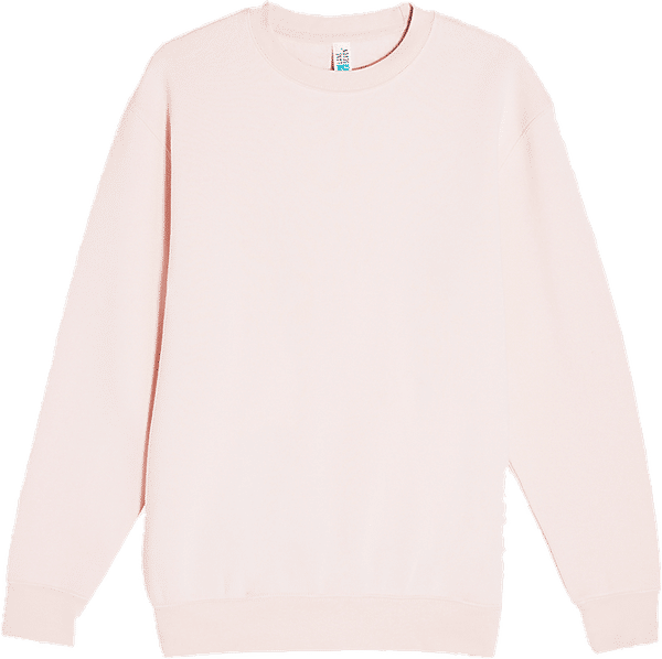 Am image of a Custom Lane 7 Premium Crewneck Sweatshirt in Pale Pink!