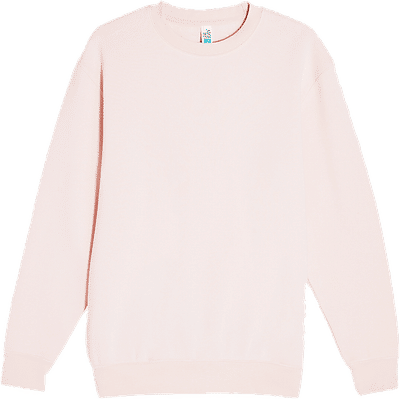 Am image of a Custom Lane 7 Premium Crewneck Sweatshirt in Pale Pink!