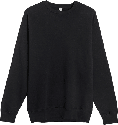 Am image of a Custom Lane 7 Premium Crewneck Sweatshirt in Black!