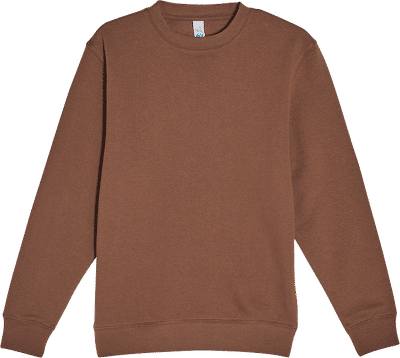 Am image of a Custom Lane 7 Premium Crewneck Sweatshirt in Chestnut!