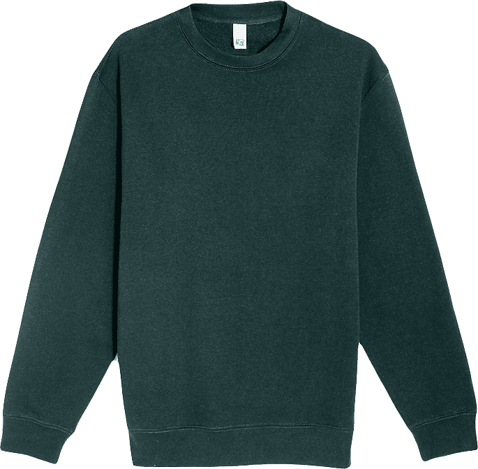 Lane 7 Premium Crewneck Sweatshirt in Sports Green