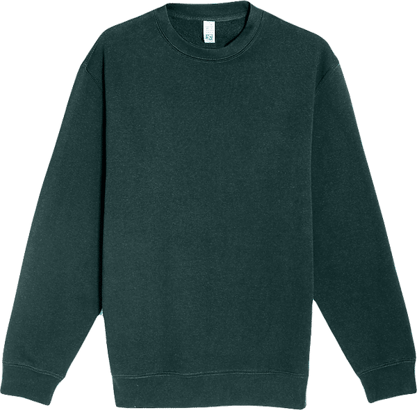 Am image of a Custom Lane 7 Premium Crewneck Sweatshirt in Sports Green!