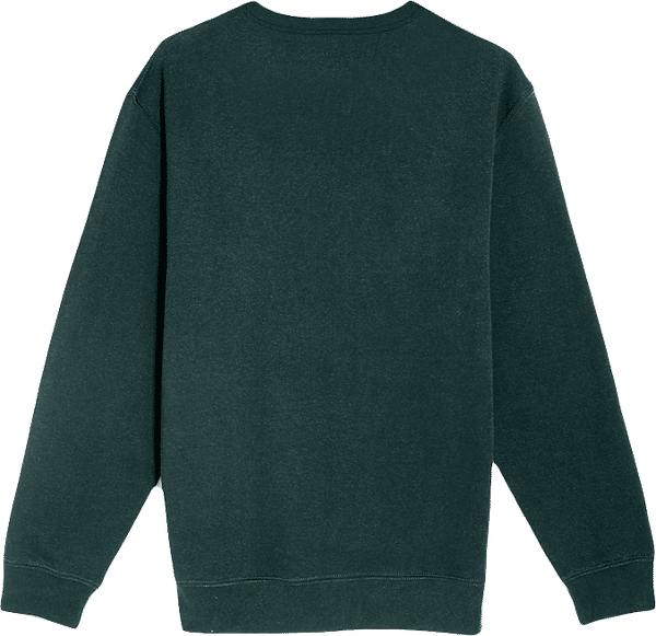 Am image of a Custom Lane 7 Premium Crewneck Sweatshirt in Sports Green!