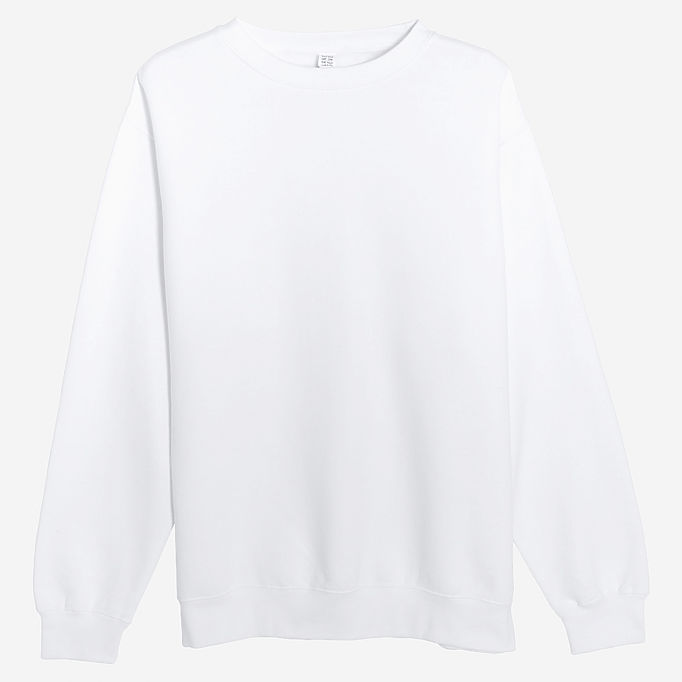 Lane 7 Premium Crewneck Sweatshirt in White