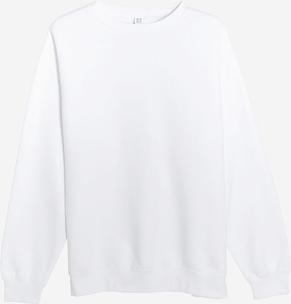 Am image of a Custom Lane 7 Premium Crewneck Sweatshirt in White!