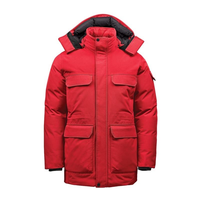 Stormtech Mens Denali Parka in Red/Black