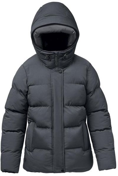 Am image of a Custom Stormtech Womens Explorer Thermal Jacket in Black!