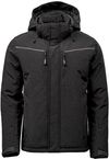 Am image of a Custom Stormtech Men's Steelhead Thermal Jacket in Black/Granite!