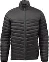 Am image of a Custom Stormtech Mens Montserrat Thermal Jacket in Black/Granite!