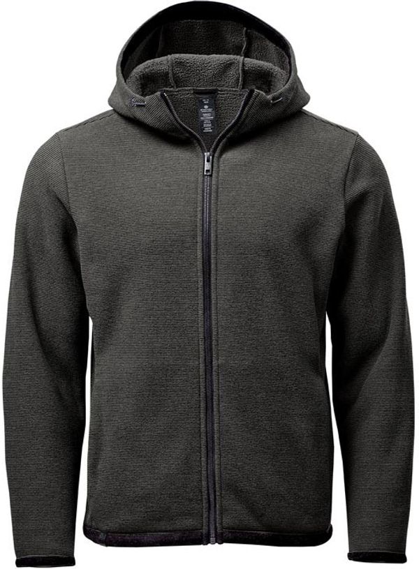 Am image of a Custom Stormtech Mens Medusa Fleece Hoody in Charcoal Stripe!