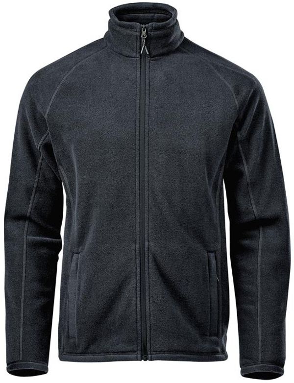 Am image of a Custom Stormtech Mens Montauk Fleece Jacket in Black!