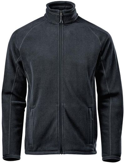 Am image of a Custom Stormtech Mens Montauk Fleece Jacket in Black!