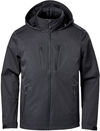 Am image of a Custom Stormtech Mens Scirocco Lightweight Shell in Black!