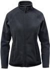 Am image of a Custom Stormtech Womens Montauk Fleece Jacket in Black!