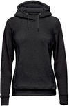 Am image of a Custom Stormtech Womens Monashee Fleece Pullover Hoody in Black!