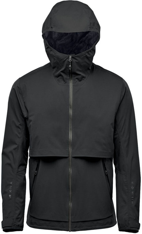 Am image of a Custom Stormtech Mens Artimus Technical Shell in Black!