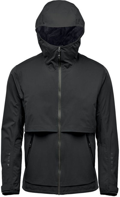 Am image of a Custom Stormtech Mens Artimus Technical Shell in Black!