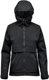 Am image of a Custom Stormtech Womens Artimus Technical Shell in Black!