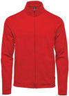 Am image of a Custom Stormtech Mens Treeline Performance Jacket in Bright Red!