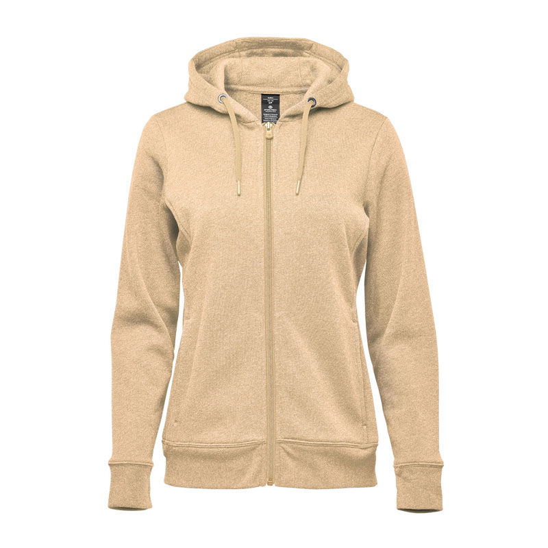 Stormtech Womens Monashee Fleece Full Zip Hoody in Oatmeal Heather