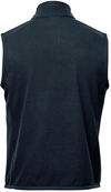 Am image of a Custom Stormtech Mens Montauk Fleece Vest in Midnight!