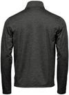 Am image of a Custom Stormtech Mens Treeline Performance Jacket in Black Heather!