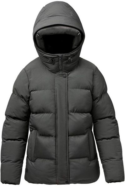 Am image of a Custom Stormtech Womens Explorer Thermal Jacket in Granite!