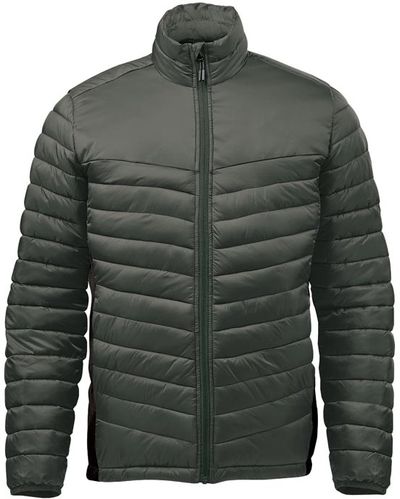 Am image of a Custom Stormtech Mens Montserrat Thermal Jacket in Spruce/Mallard!
