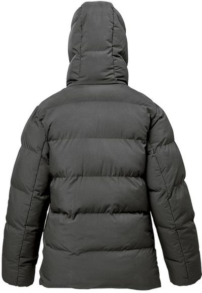 Am image of a Custom Stormtech Womens Explorer Thermal Jacket in Granite!
