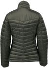 Am image of a Custom Stormtech Womens Montserrat Thermal Jacket in Spruce/Mallard!