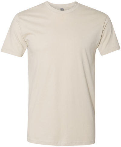 Am image of a Custom Next Level Unisex Cotton TShirt in Natural!