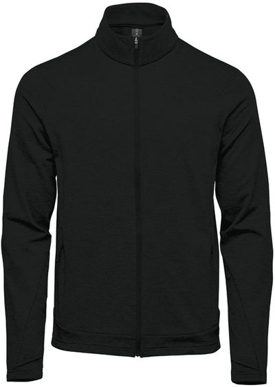 Am image of a Custom Stormtech Mens Treeline Performance Jacket in Black!