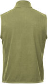 Am image of a Custom Stormtech Mens Montauk Fleece Vest in Sage Green!