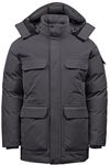 Am image of a Custom Stormtech Mens Denali Parka in Granite!
